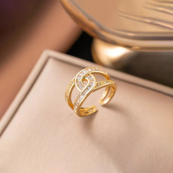 Oria Twin Loop Ring