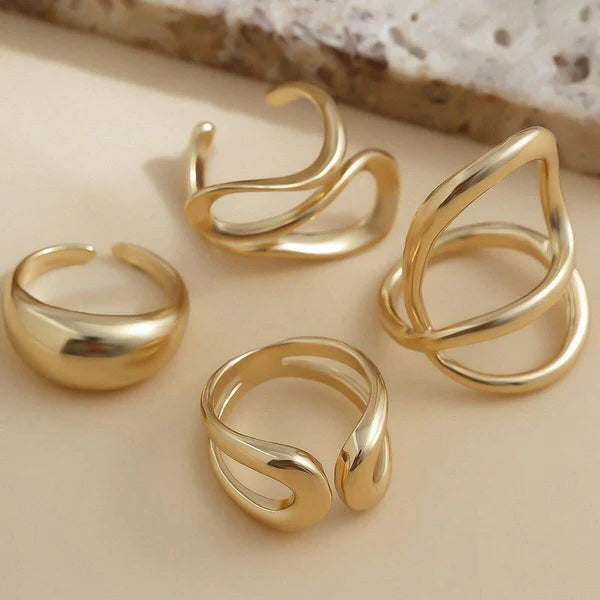 Éclat Gold Stackables
