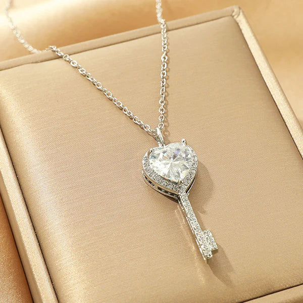 Cosmic Heart-Lock Pendant