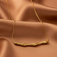 Arc Luxe Gold-Plated Chain Necklace
