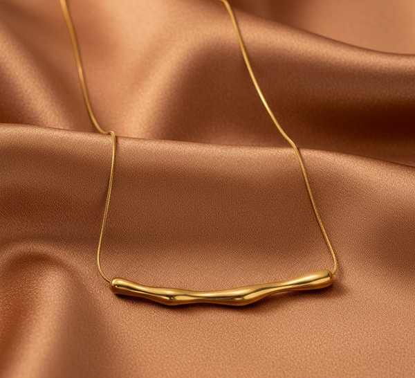 Arc Luxe Gold-Plated Chain Necklace