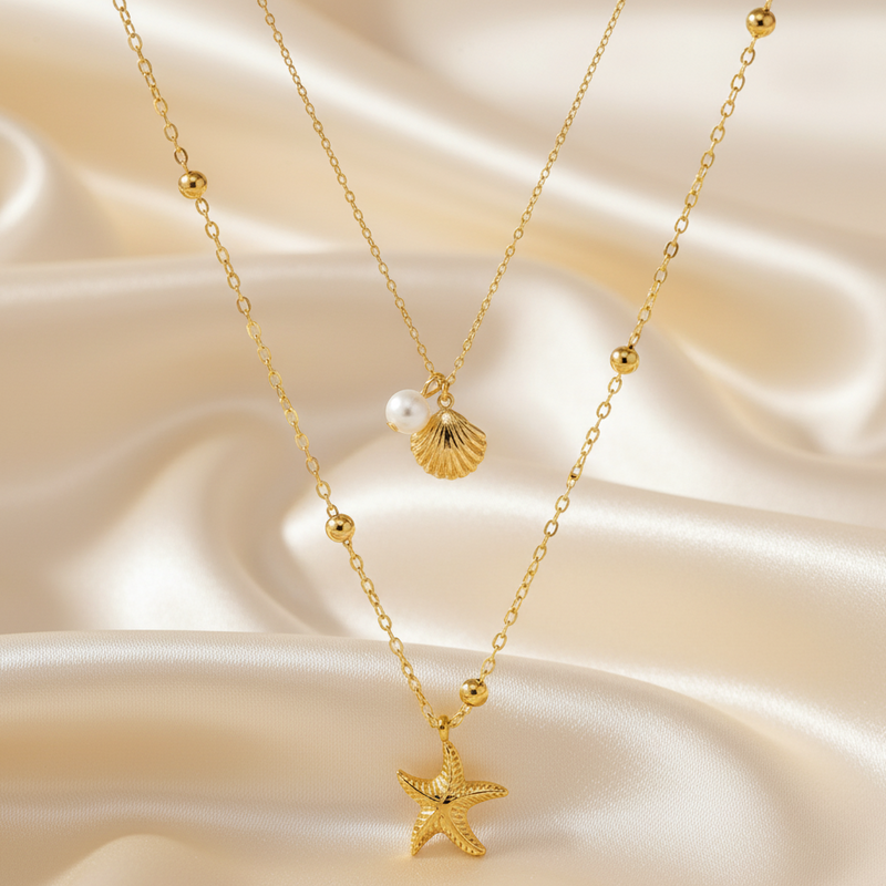 Oceanic Layers Necklace