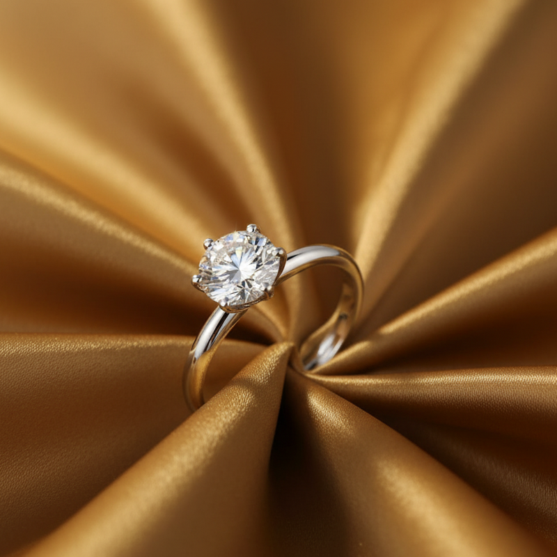 Éclat Solitaire Band