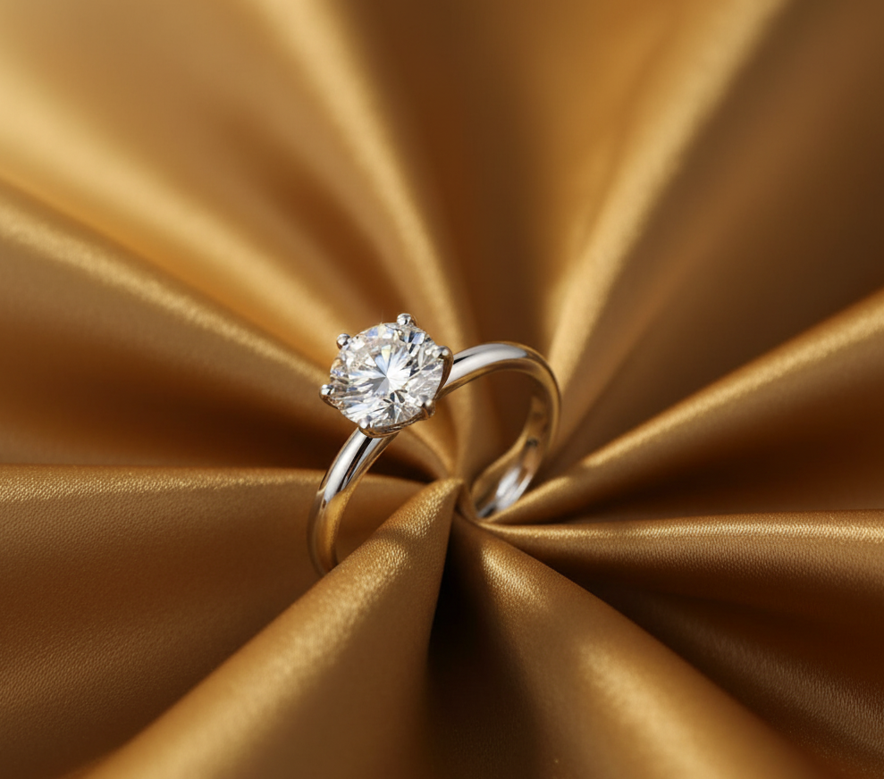 Éclat Solitaire Band